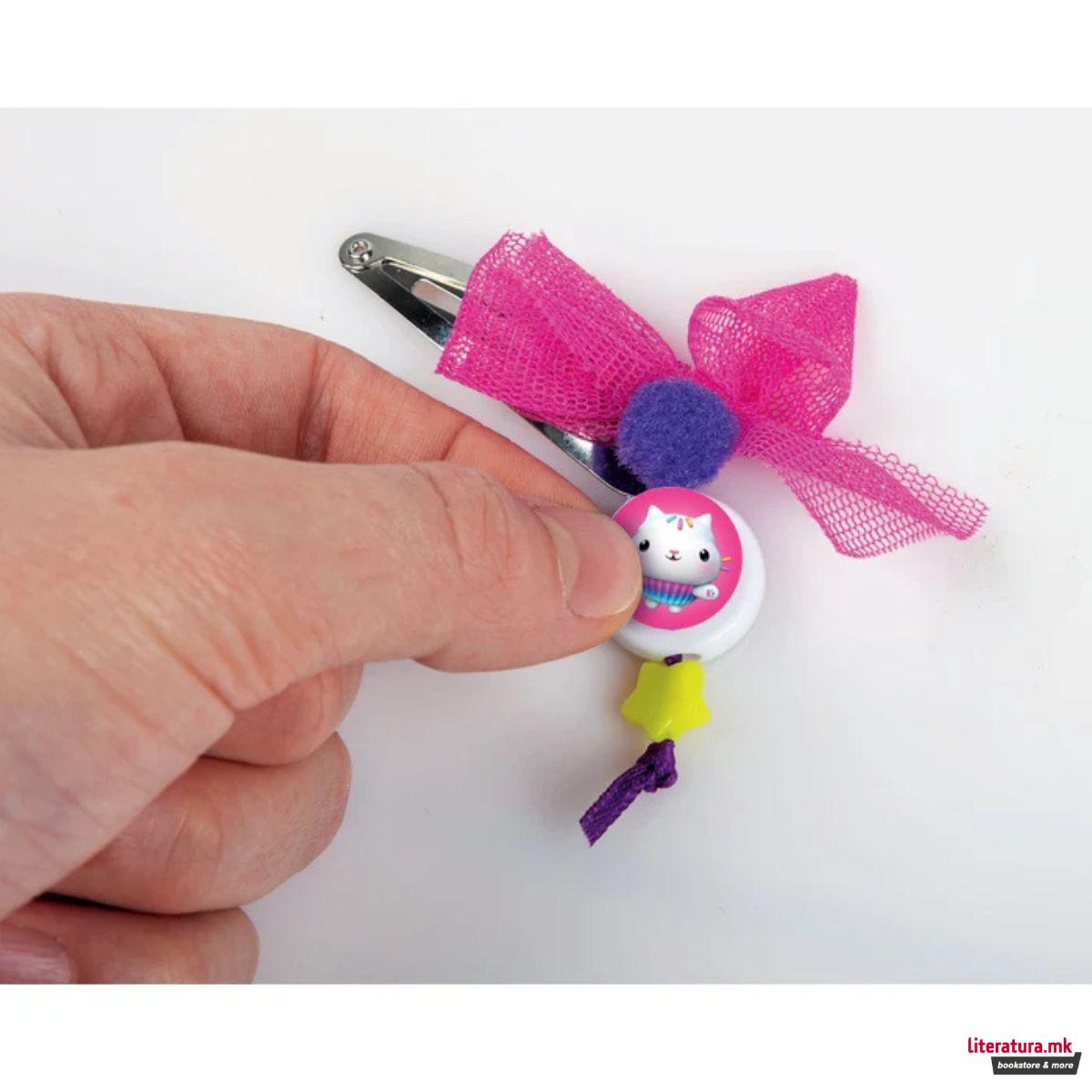 Сет за изработка на аксесоари за коса, Gabby's Dollhouse 