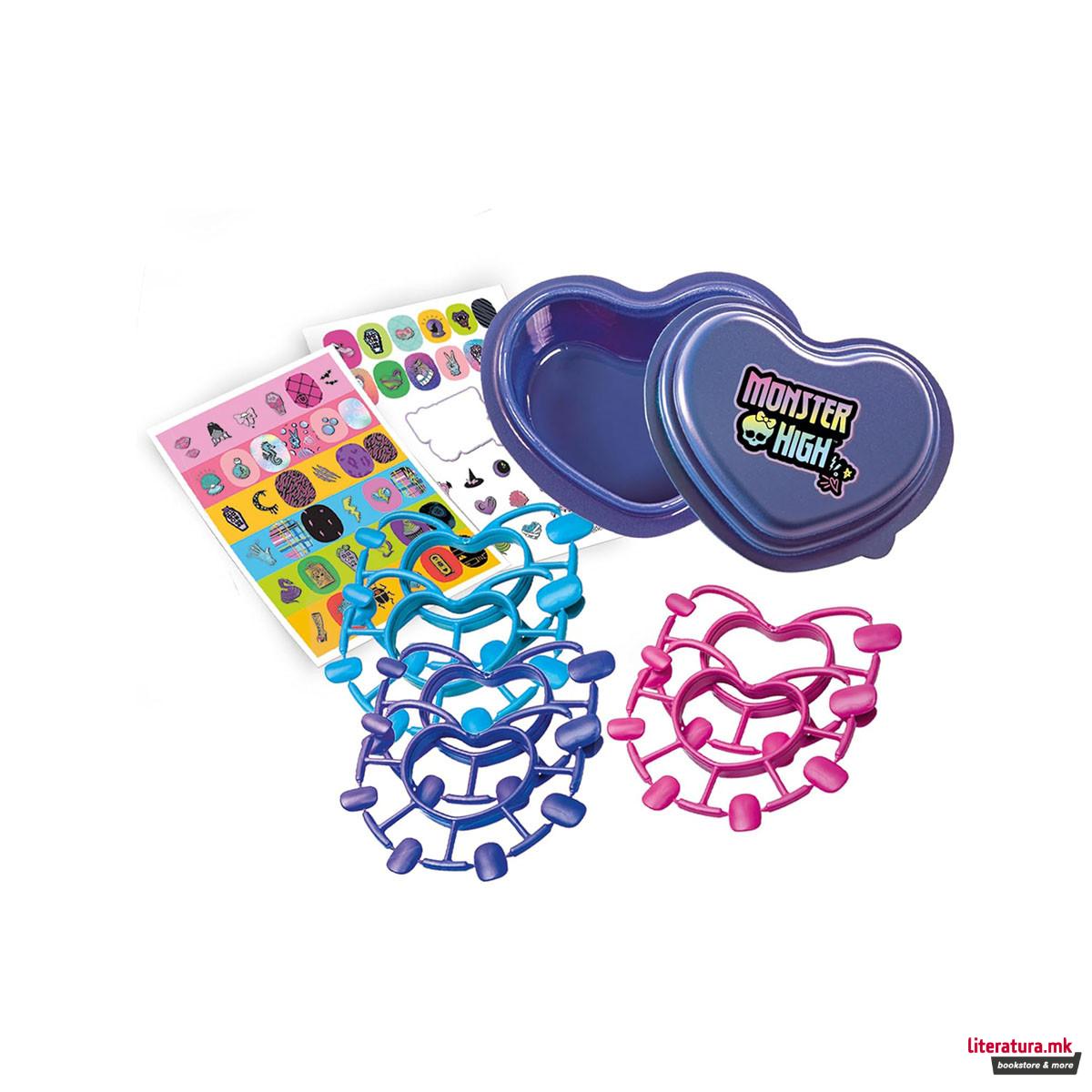 Детски сет за маникир, Monster High - Clawsome Nail Art