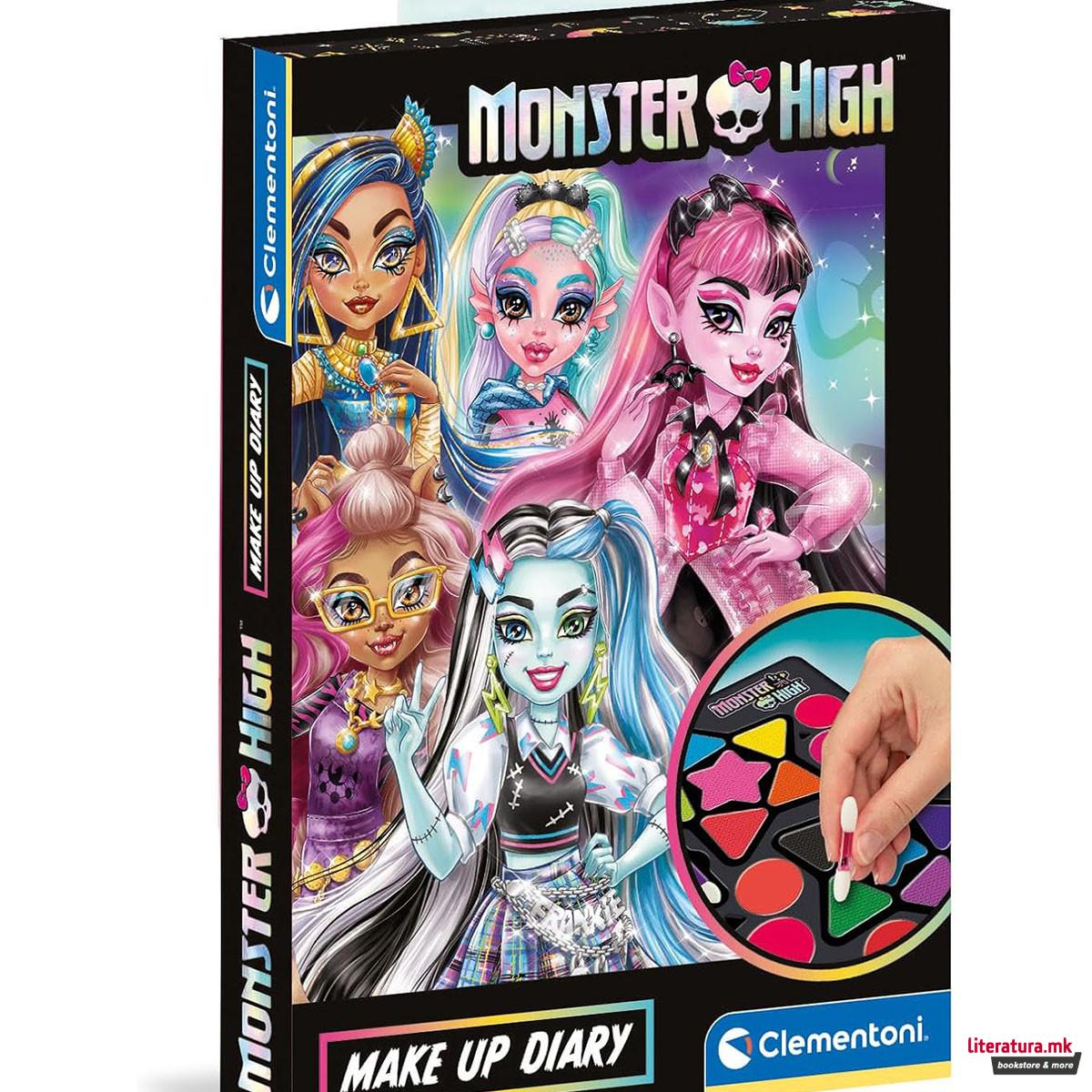 Детски сет за шминкање, Monster High - Make Up Diary 