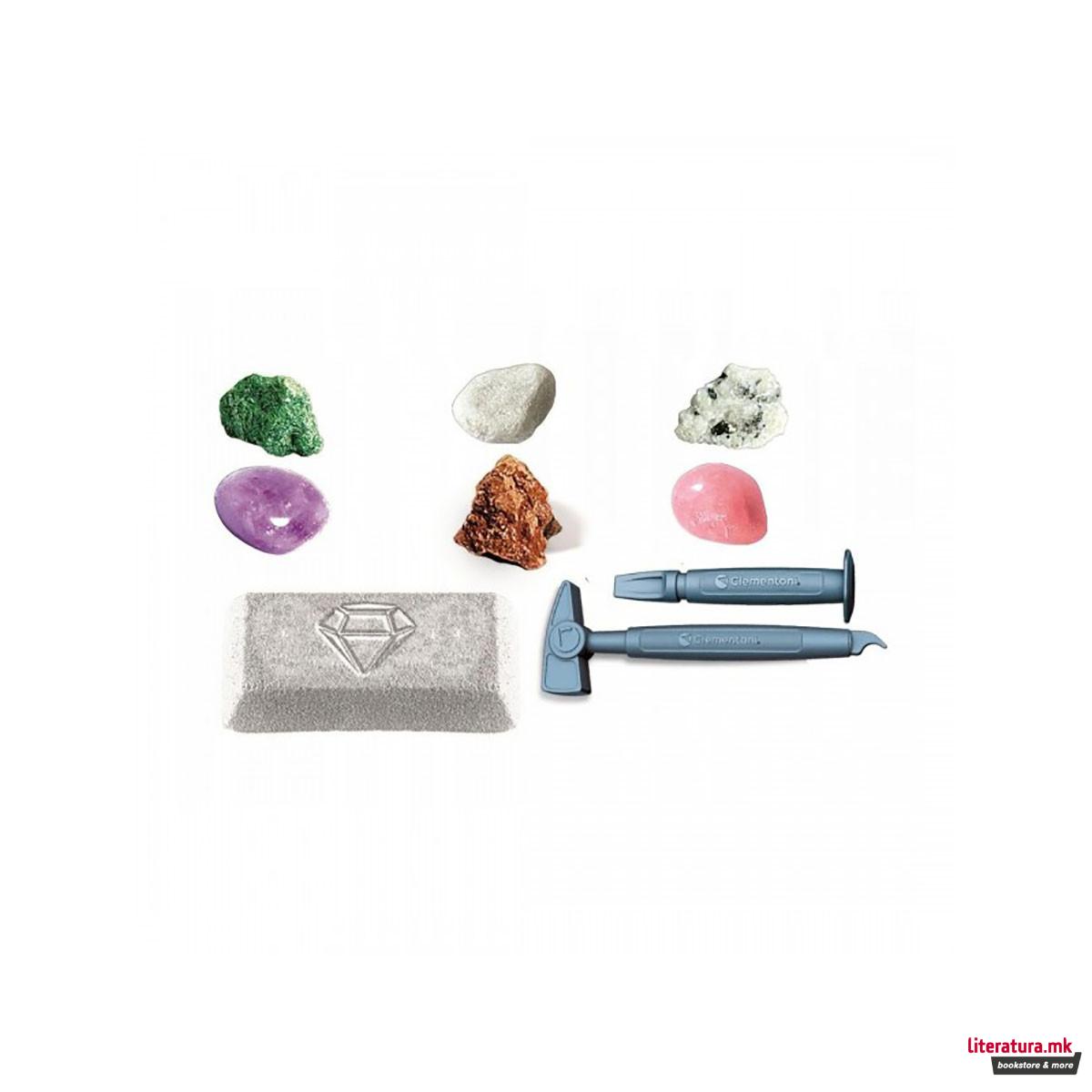 Мини сет за ископување, Science&Play Lab - Rocks and Minerals 