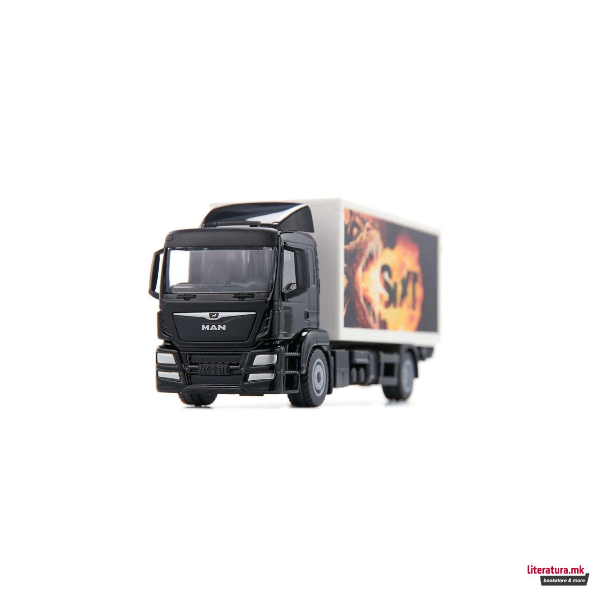 Фигура, MAN Truck with Box Body and Tail Lift 