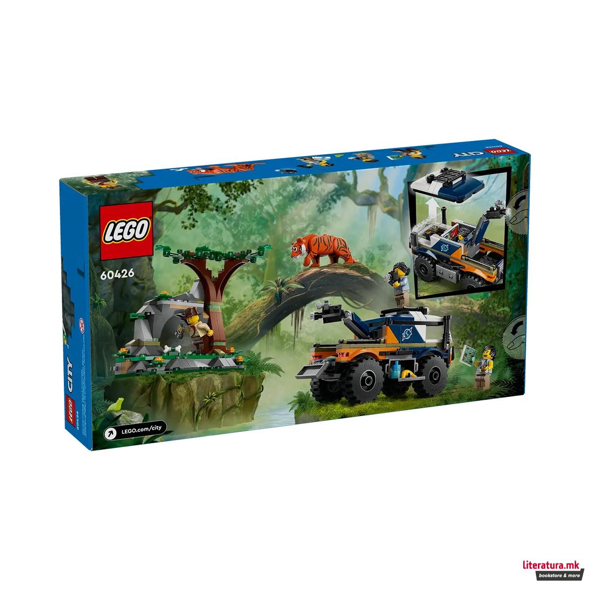 LEGO коцки, City, Jungle Explorer Off-Road Truck 