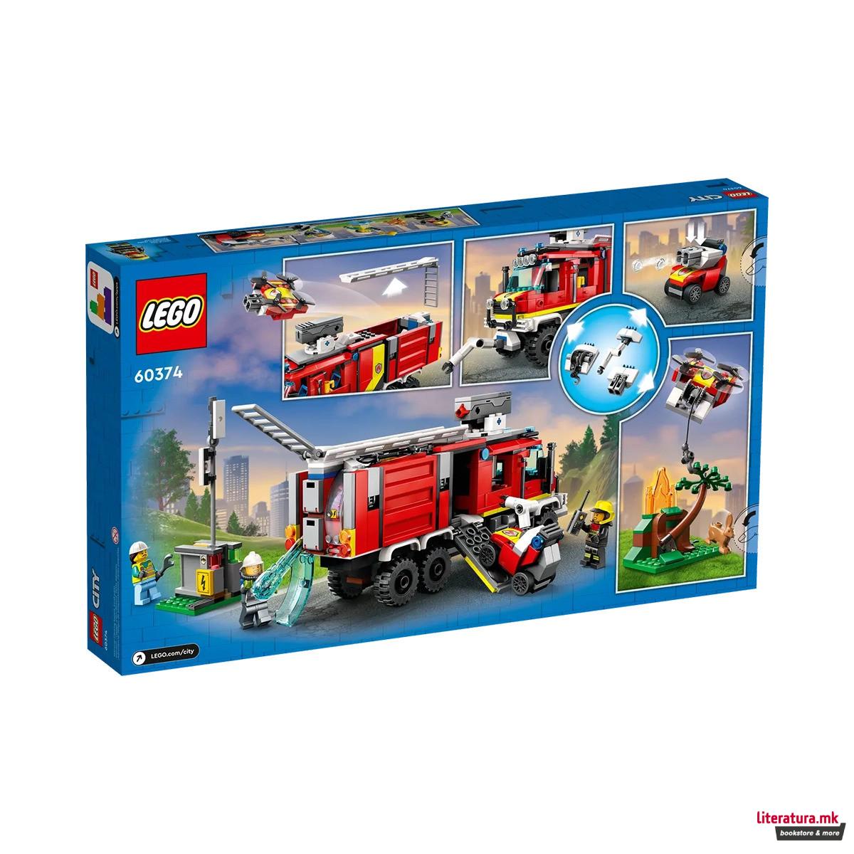 LEGO коцки, City, Fire Command Truck 