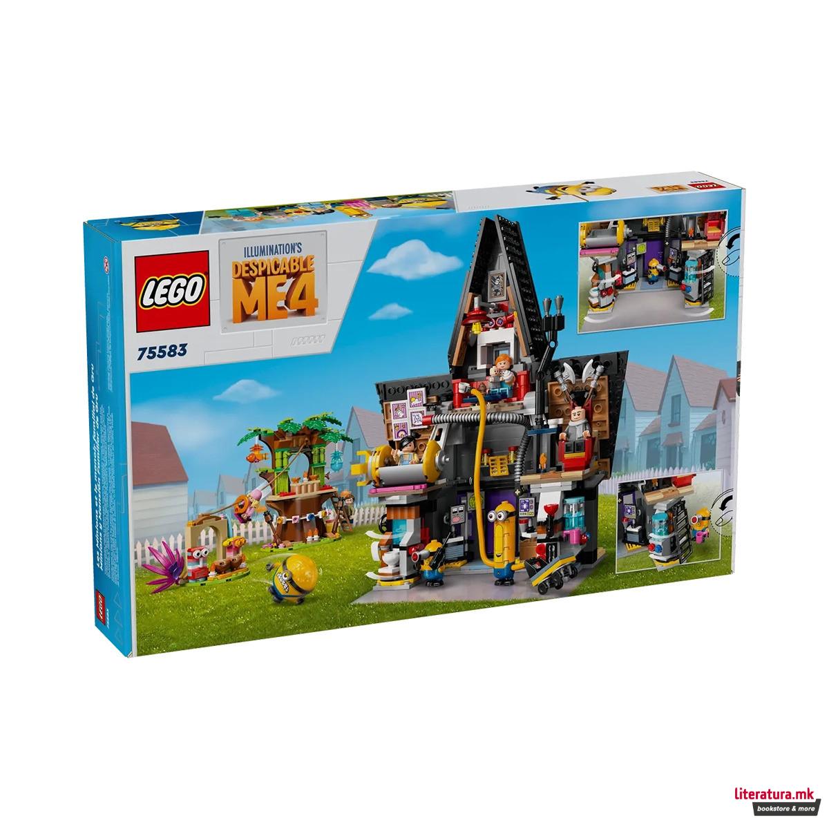 LEGO коцки, Despicable Me 4, Minions and Gru's Family Mansion 
