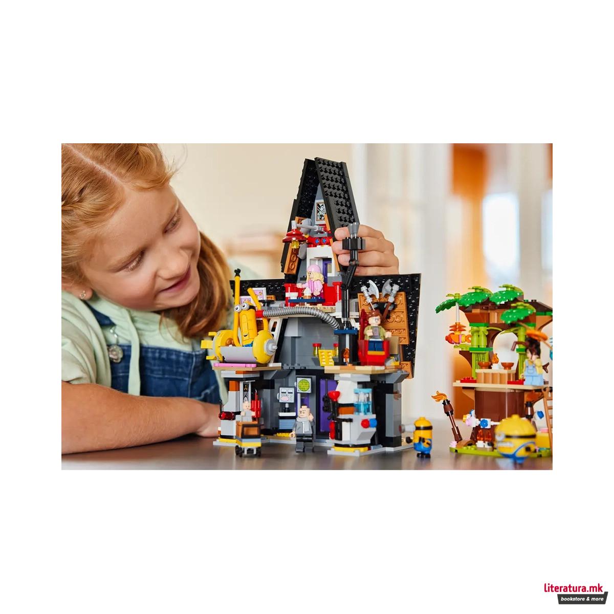 LEGO коцки, Despicable Me 4, Minions and Gru's Family Mansion 