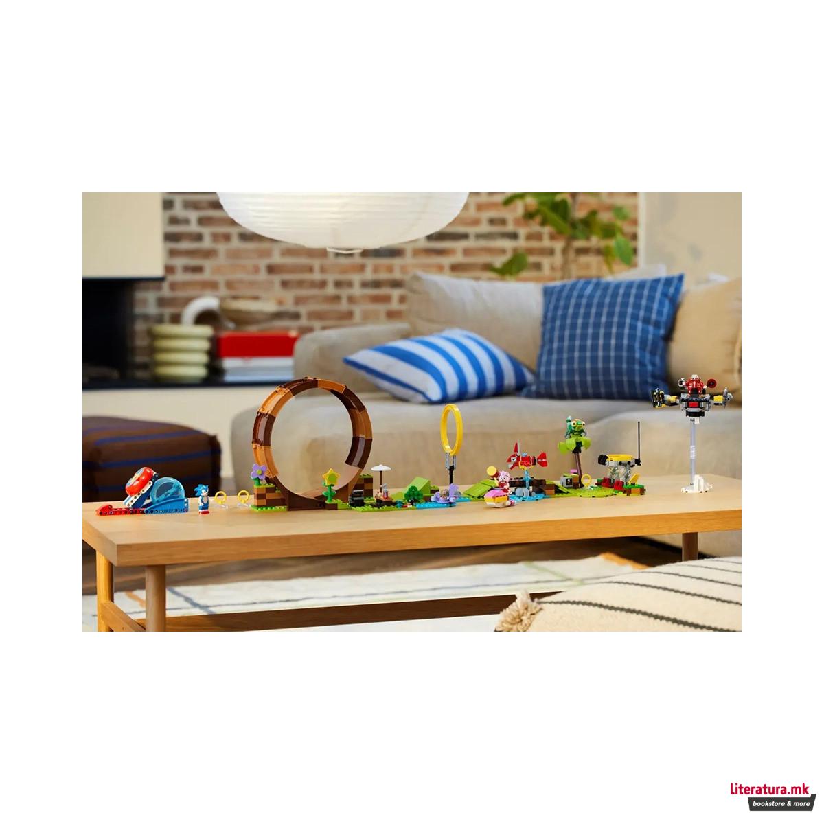 LEGO коцки, Sonic The Hedgehog, Sonic's Green Hill Zone Loop Challenge 