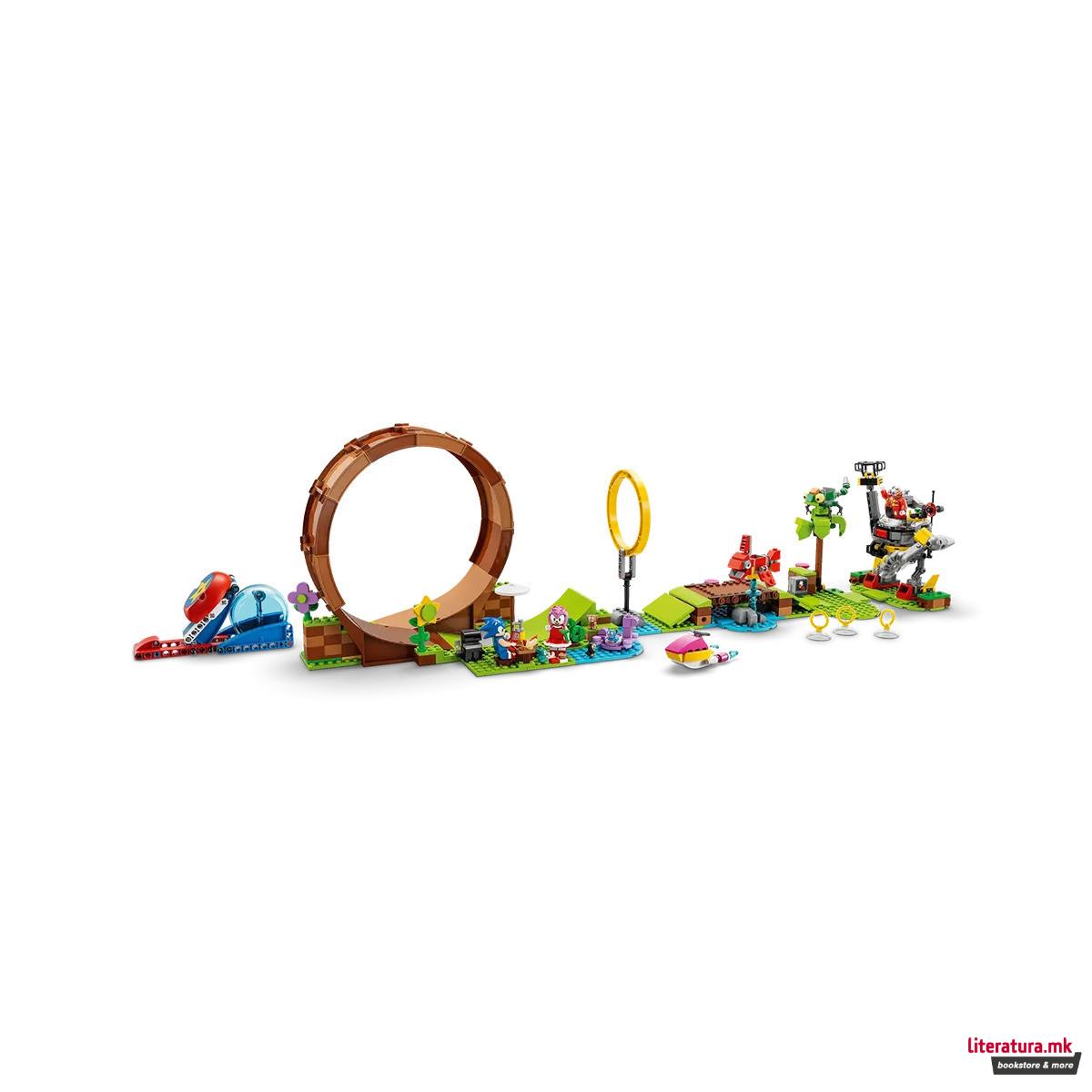 LEGO коцки, Sonic The Hedgehog, Sonic's Green Hill Zone Loop Challenge 