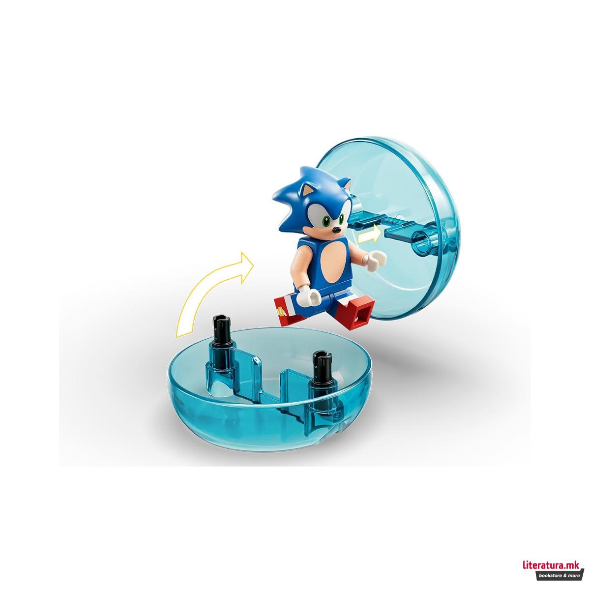 LEGO коцки, Sonic The Hedgehog, Sonic's Green Hill Zone Loop Challenge 