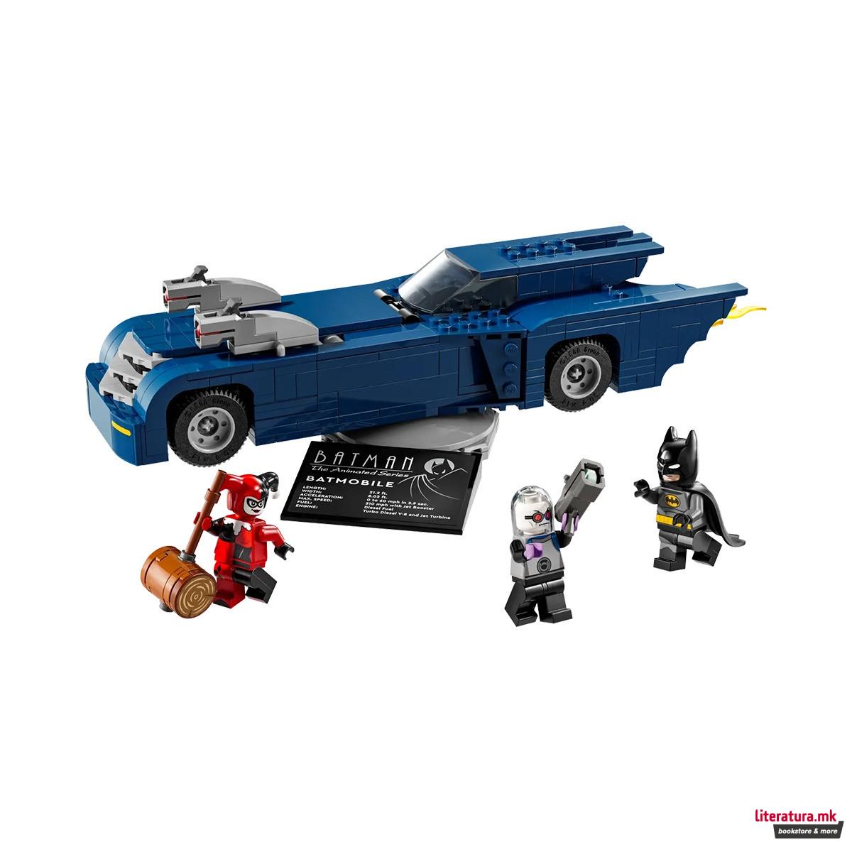 LEGO коцки, DC: Batman, Batman w/ the Batmobile vs. Harley Quinn and Mr. Freeze 