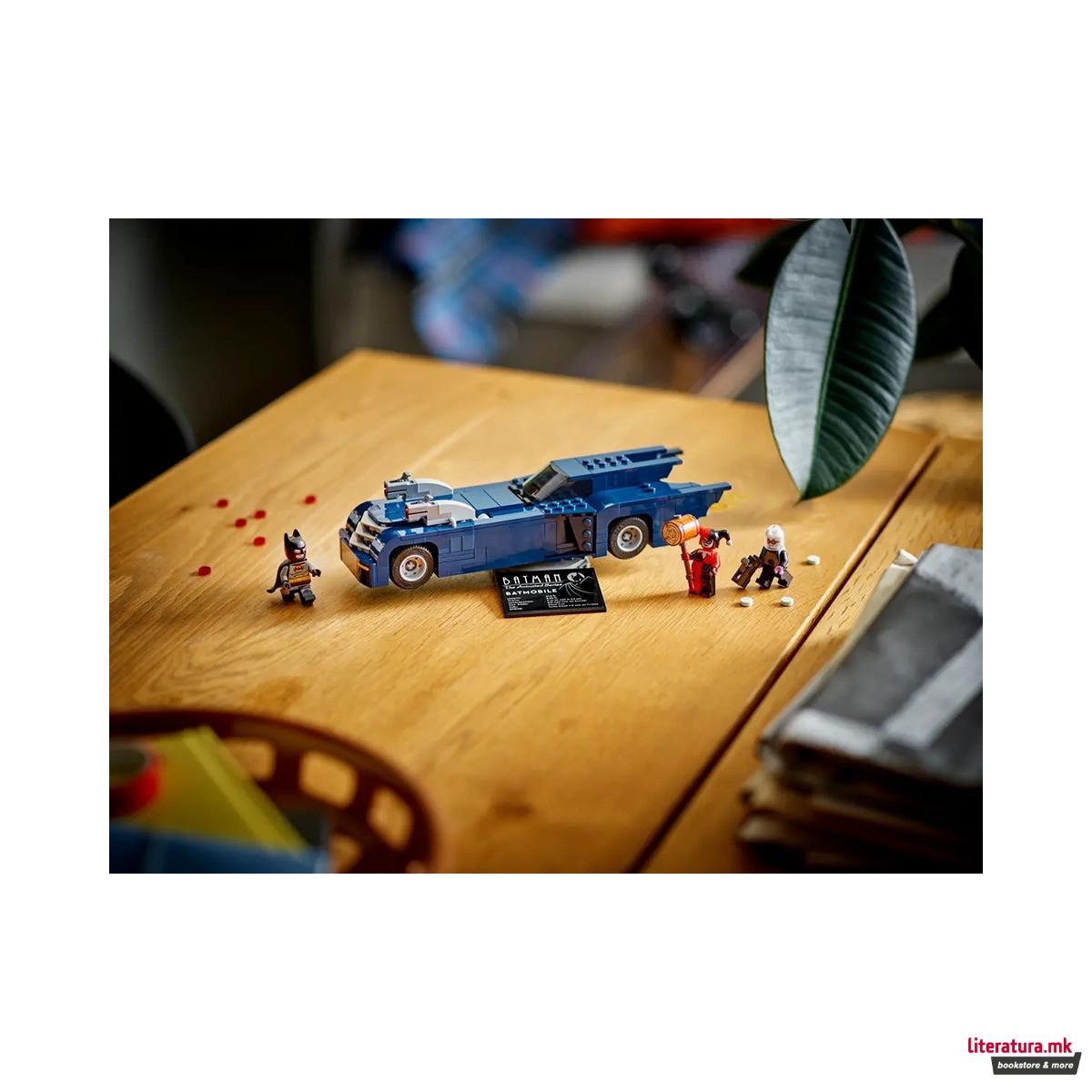 LEGO коцки, DC: Batman, Batman w/ the Batmobile vs. Harley Quinn and Mr. Freeze 