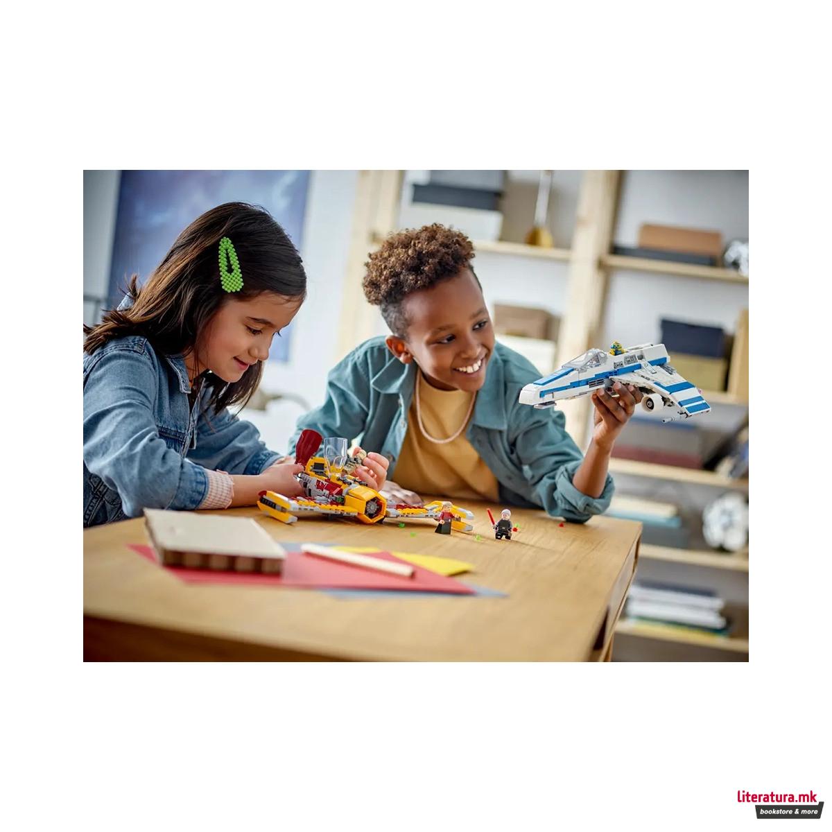 LEGO коцки, Star Wars, New Republic E-Wing™ vs. Shin Hati’s Starfighter™ 