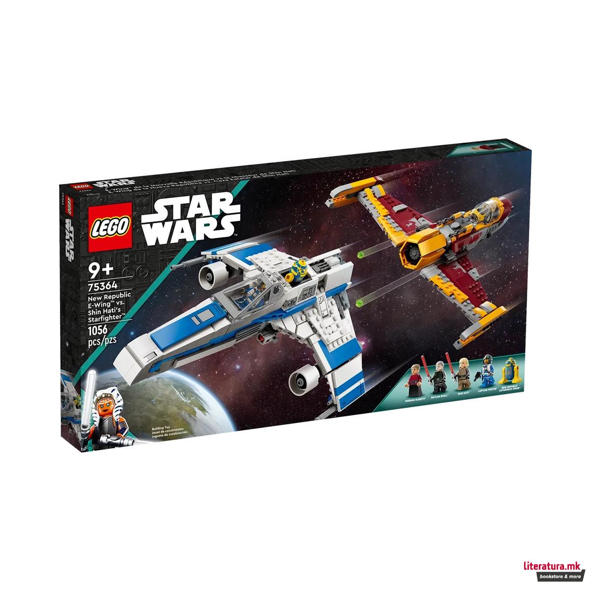 LEGO коцки, Star Wars, New Republic E-Wing™ vs. Shin Hati’s Starfighter™ 