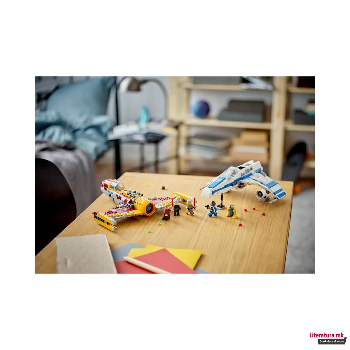 LEGO коцки, Star Wars, New Republic E-Wing™ vs. Shin Hati’s Starfighter™ 