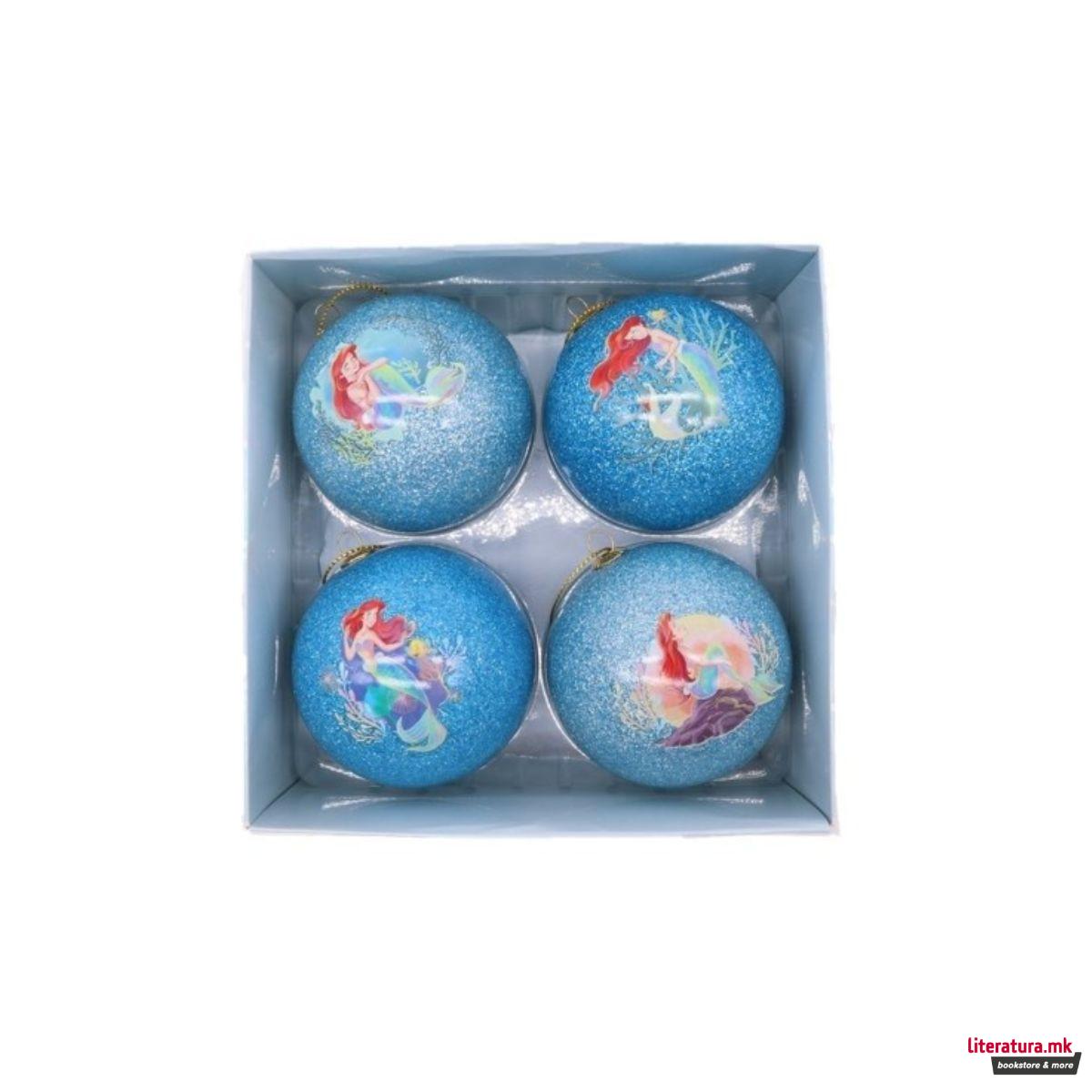 Сет лампиони, Disney: The Little Mermaid, 1/4, Ø75mm 