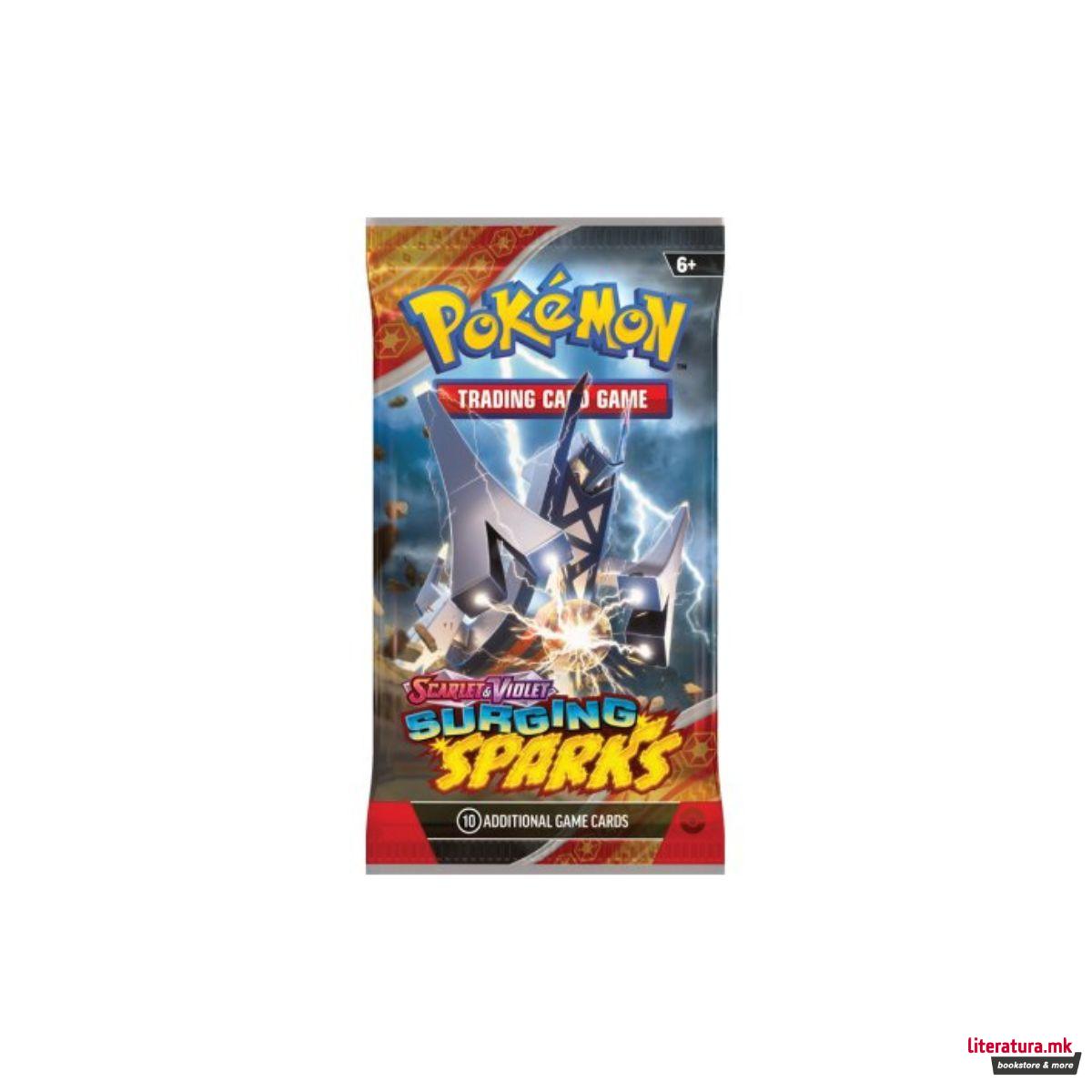 Карти за размена, TCG Scarlet & Violet Surging Sparks Booster Pack, 4 варијации 