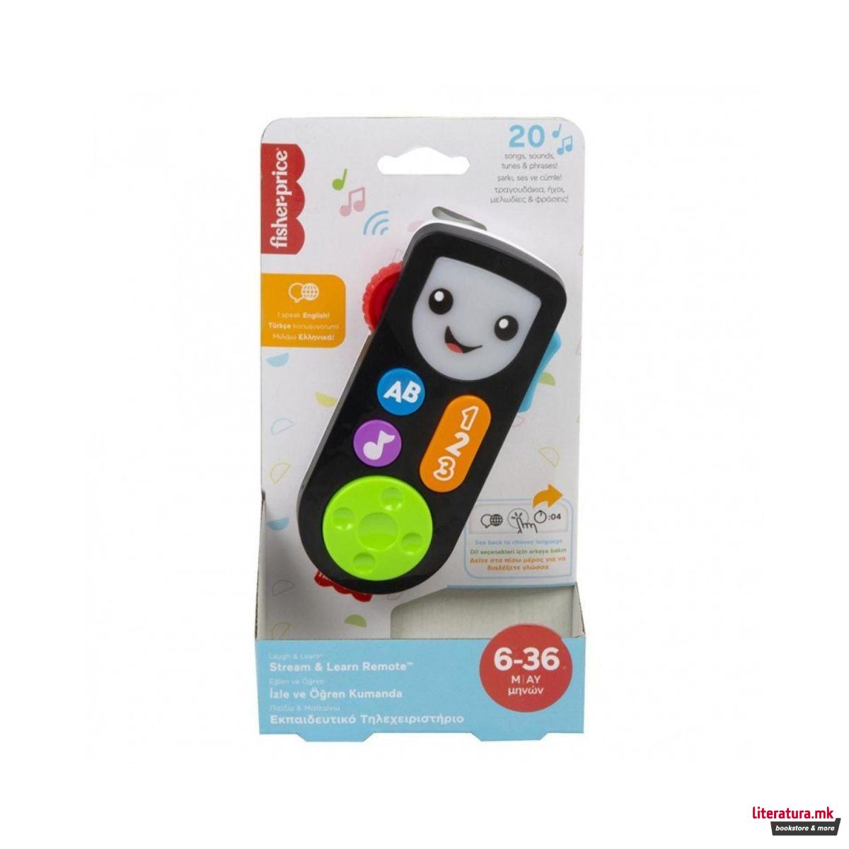Едукативна играчка, Fisher Price - Stream & Learn Remote 