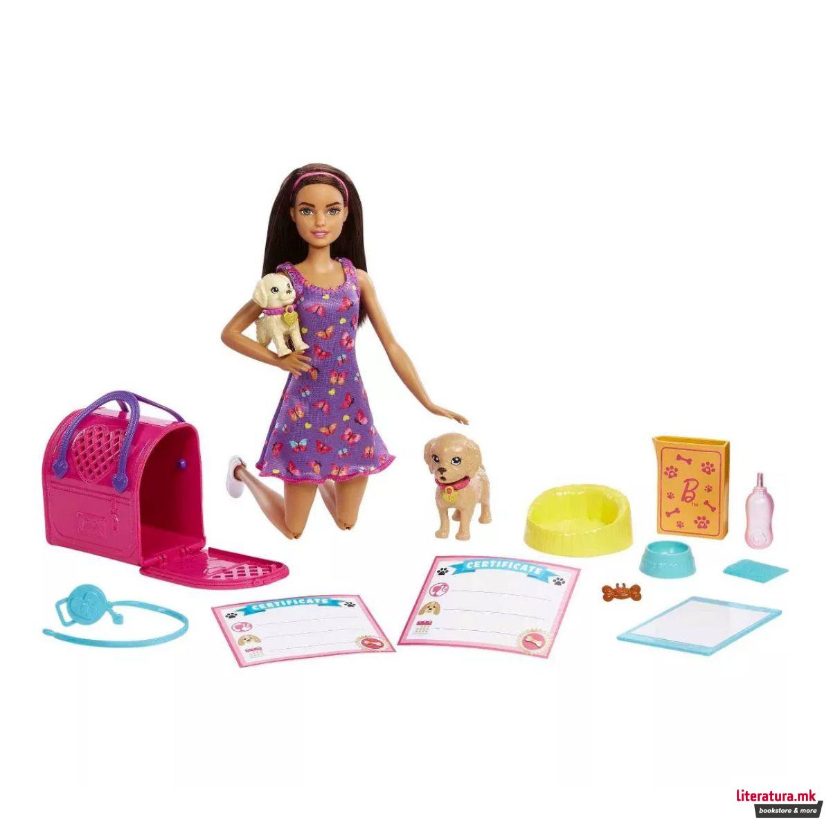 Сет за игра Barbie Pup Adoption 