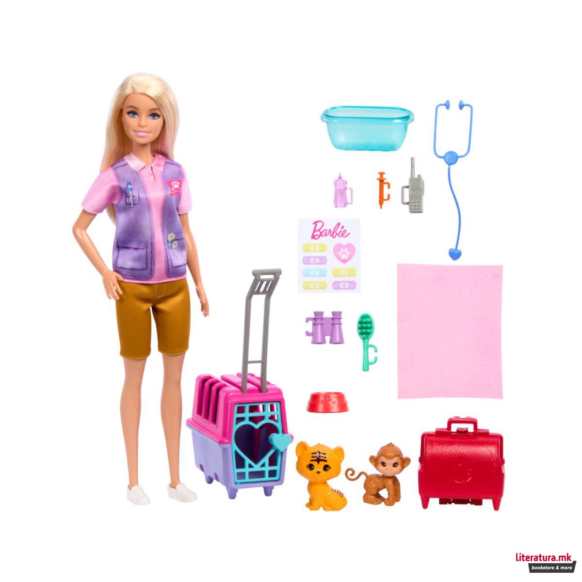 Кукла Barbie: You Can Be Anything - Animal Rescue & Recovery 
