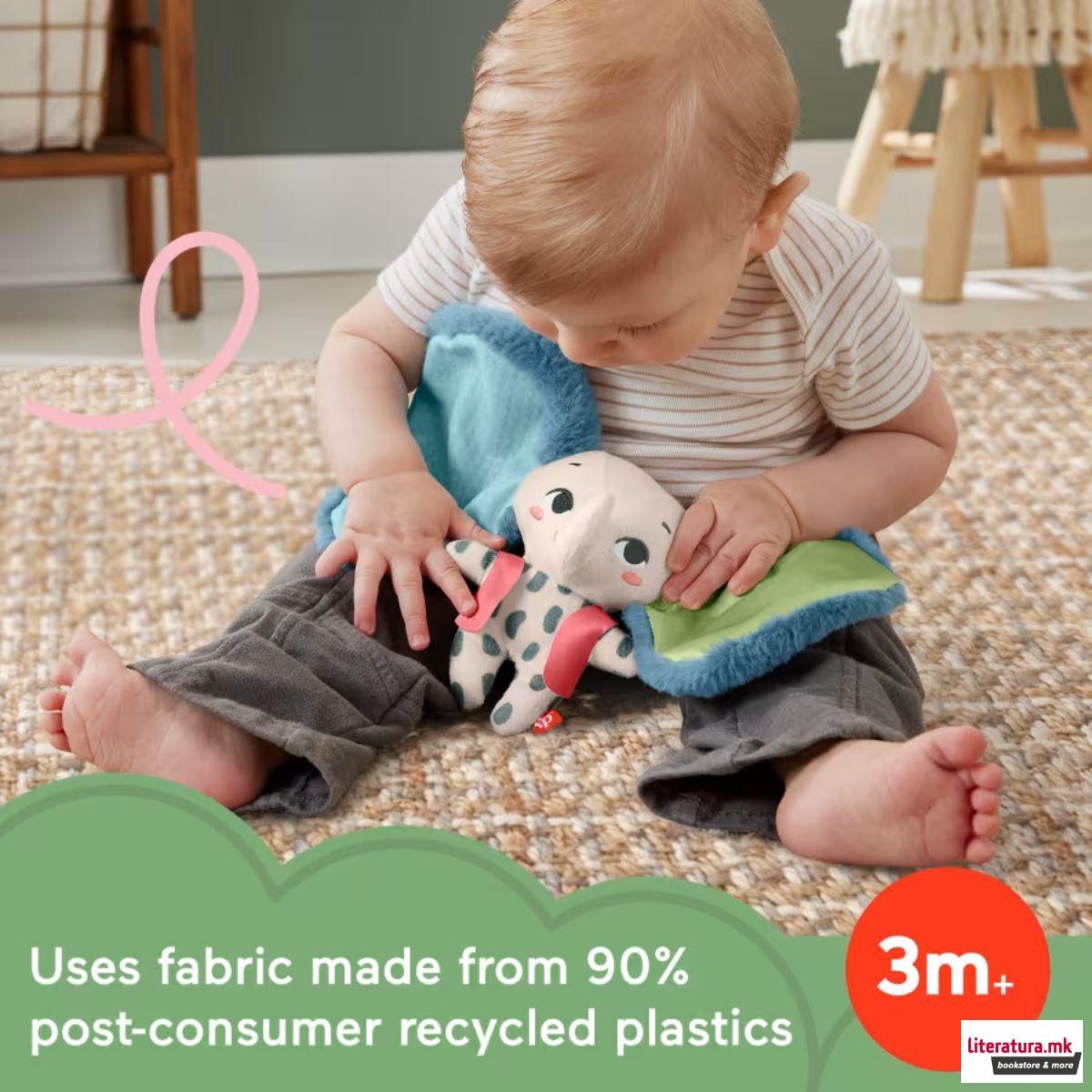 Плишана играчка - слонче, Fisher Price: Planet Friends - 