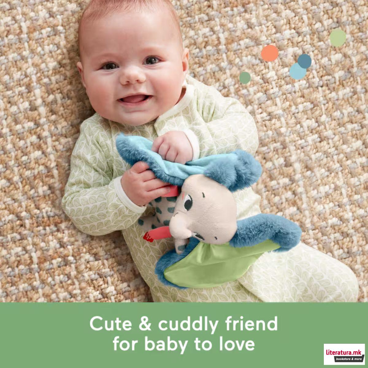 Плишана играчка - слонче, Fisher Price: Planet Friends - 