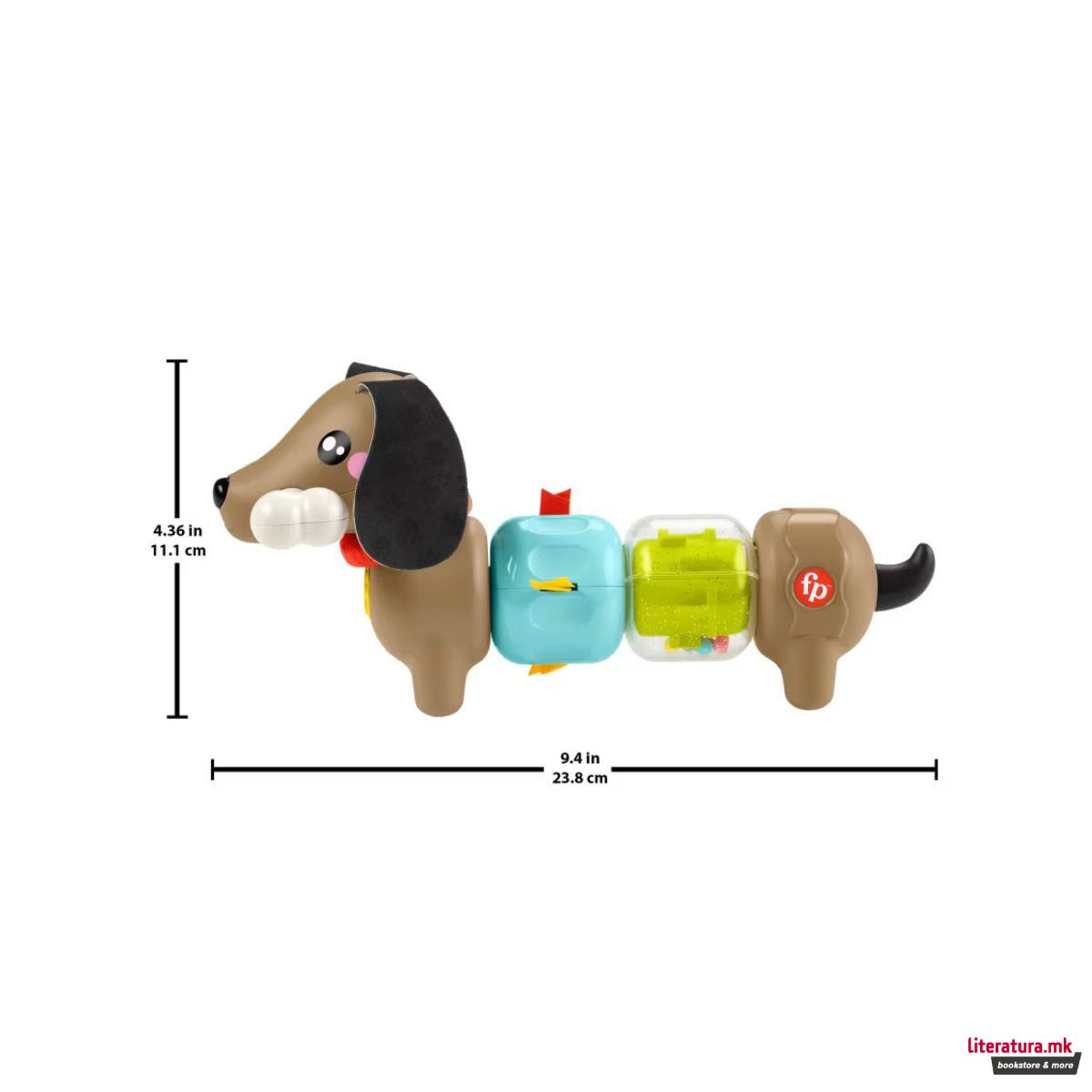 Сензорна играчка, Fisher Price Pets - Click & Spin Activity Pup 