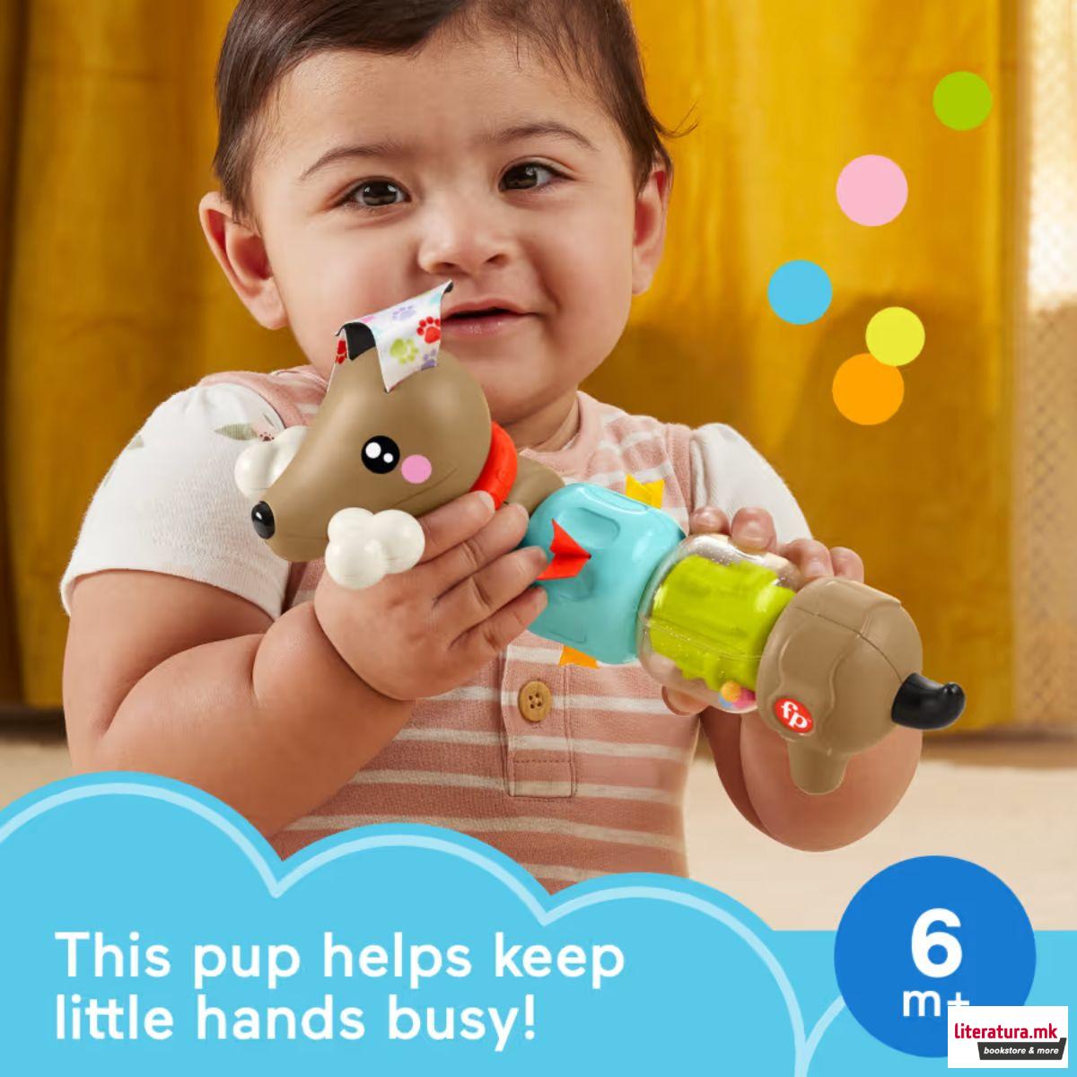 Сензорна играчка, Fisher Price Pets - Click & Spin Activity Pup 