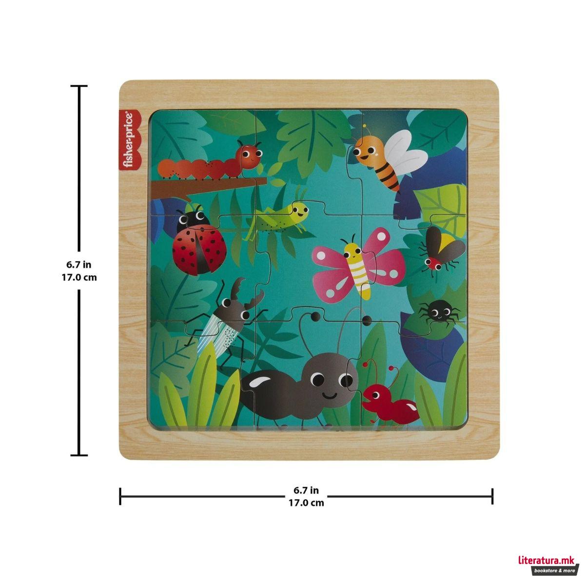 Дрвена сложувалка, Fisher Price - Bugs