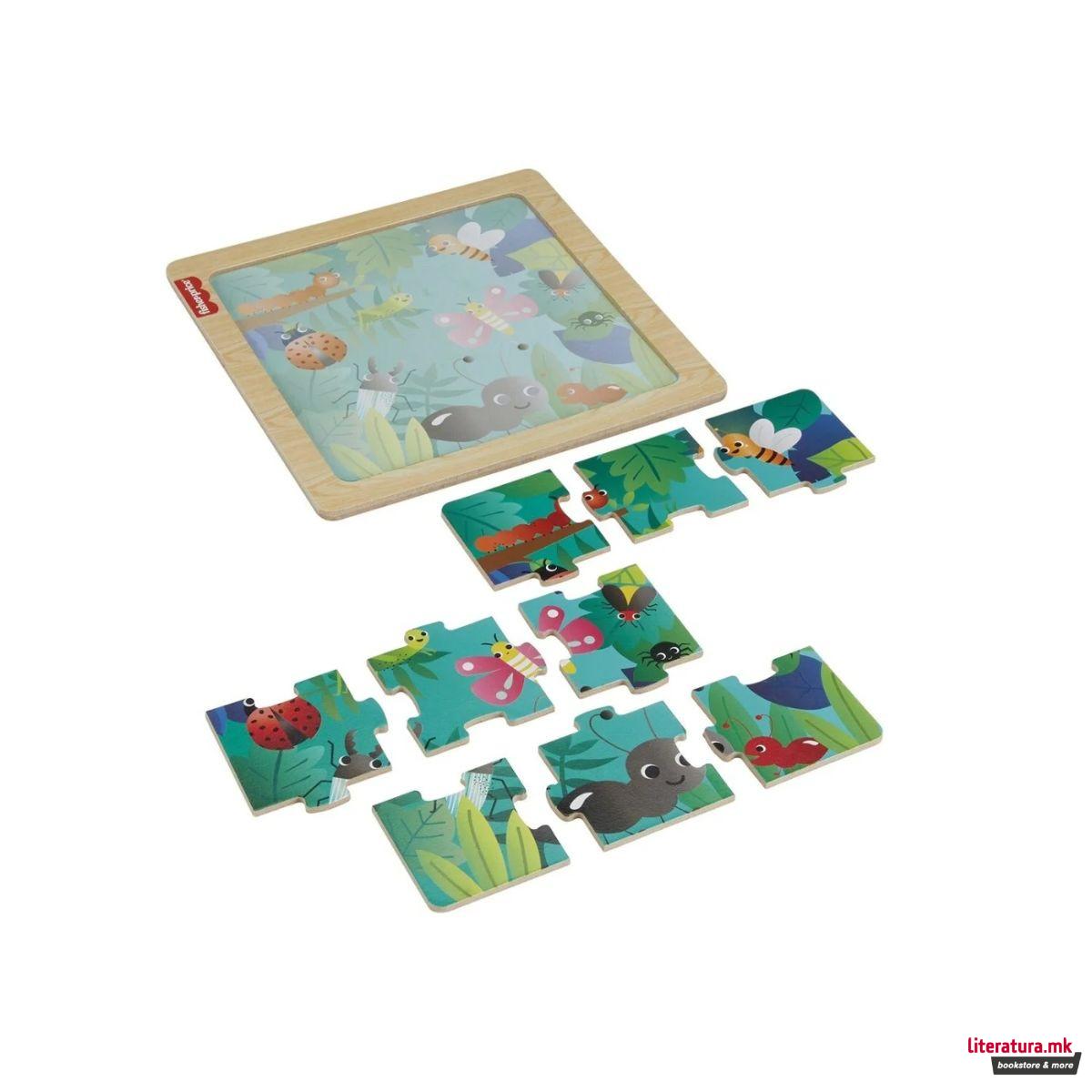 Дрвена сложувалка, Fisher Price - Bugs