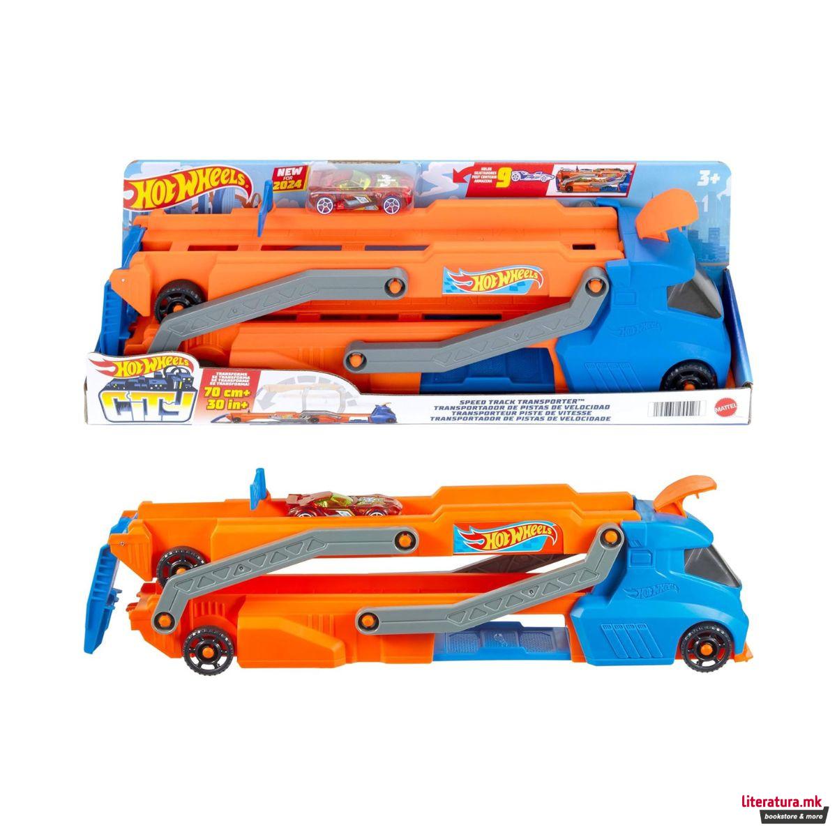 Сет за игра, Hot Wheels: City - Speed Track Transporter 