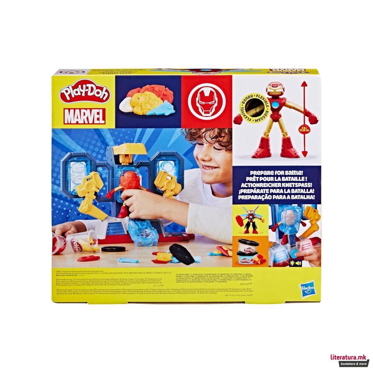 Сет за игра, Play-Doh: Marvel - Iron Man Armor Maker Lab 