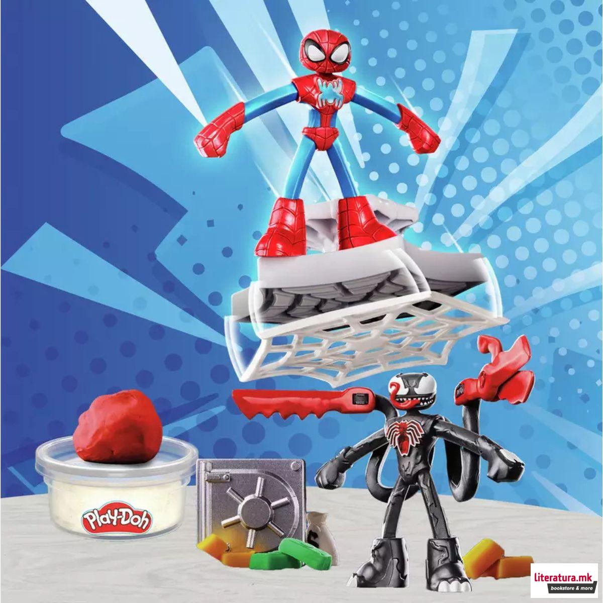 Сет за игра, Play-Doh: Marvel - Hero Adventure Set