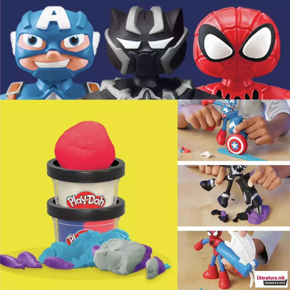 Сет за игра, Play-Doh: Marvel - Hero Adventure Set