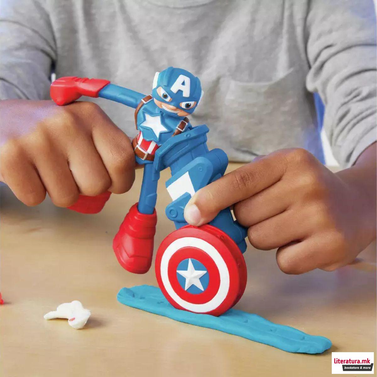 Сет за игра, Play-Doh: Marvel - Hero Adventure Set