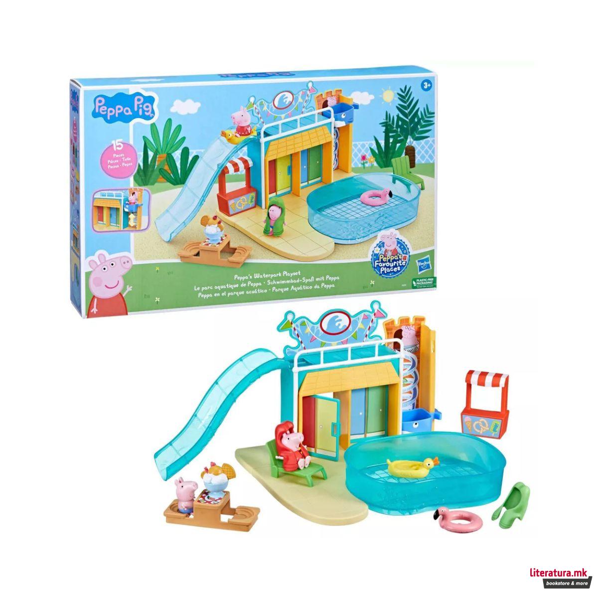 Сет за игра, Peppa Pig - Peppa's Waterpark Playset 