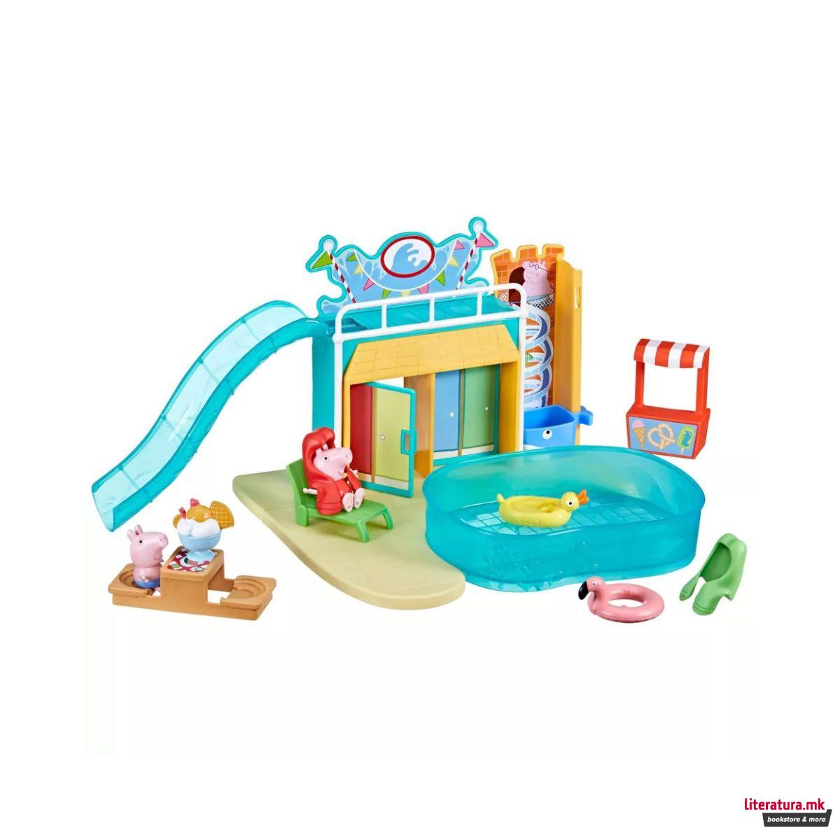 Сет за игра, Peppa Pig - Peppa's Waterpark Playset 