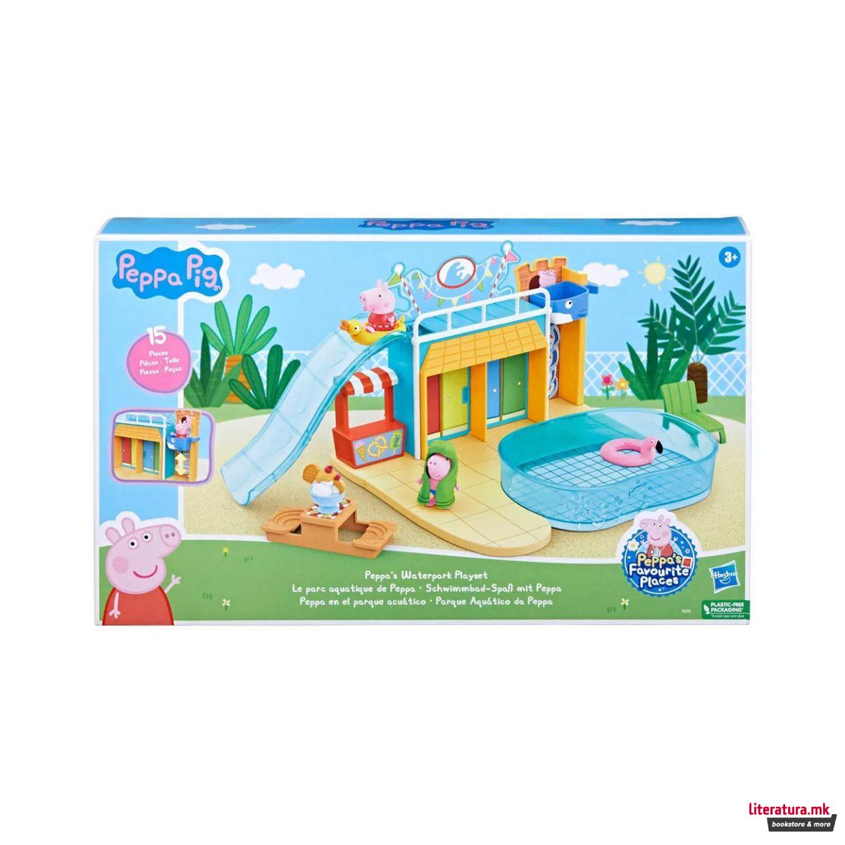 Сет за игра, Peppa Pig - Peppa's Waterpark Playset 