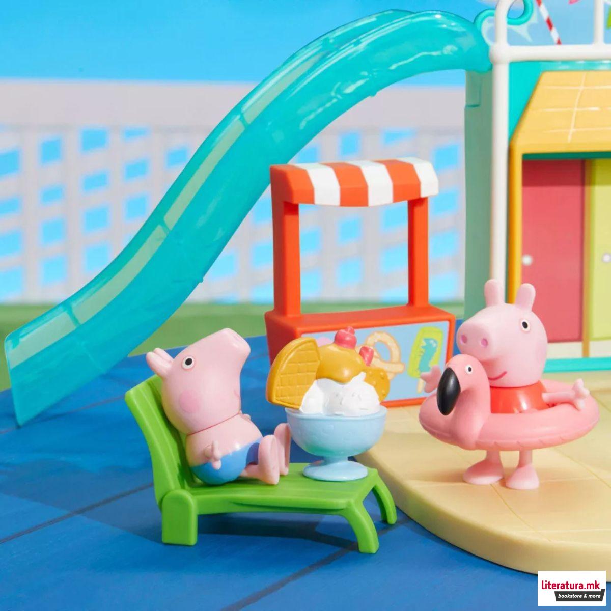 Сет за игра, Peppa Pig - Peppa's Waterpark Playset 