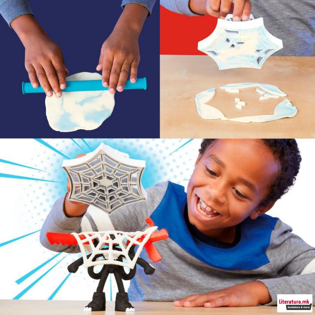 Сет за игра, Play-Doh: Marvel - Spider-Man Launch and Slice Battle 