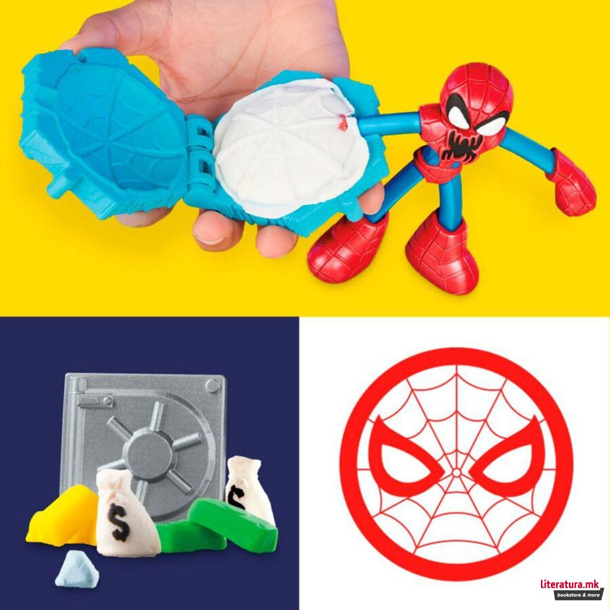 Сет за игра, Play-Doh: Marvel - Spider-Man Launch and Slice Battle 