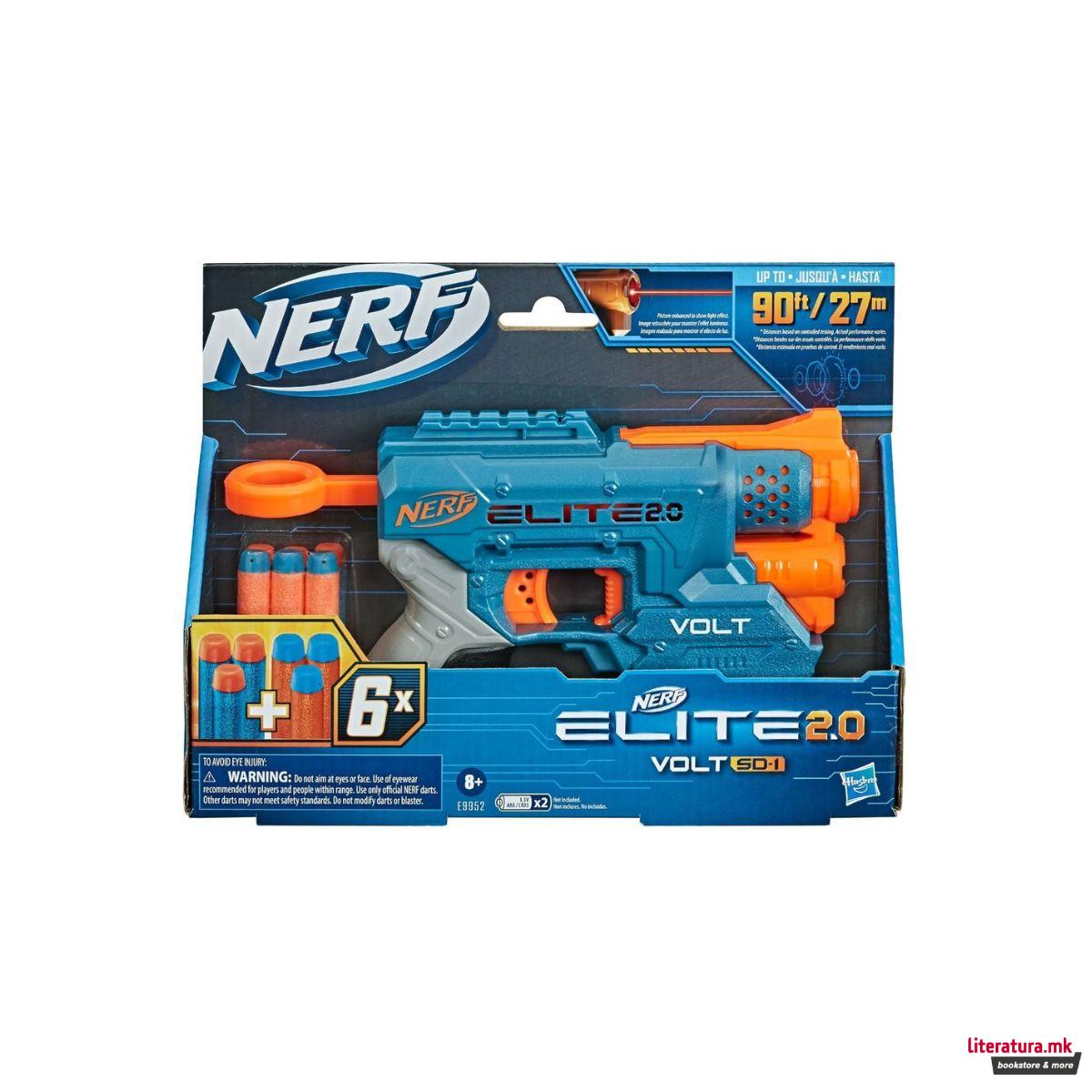 NERF пушка со мека муниција, Elite 2.0 Volt SD-1 