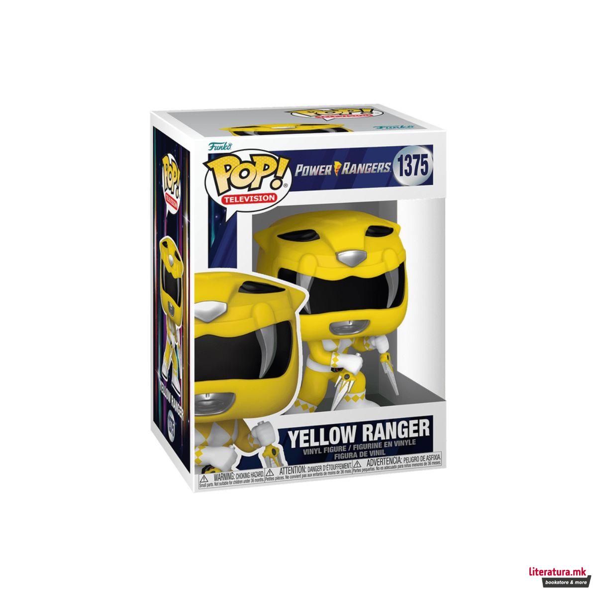 Фигура, Pop! Television, Power Rangers - Yellow Ranger (30th Anniversary) 