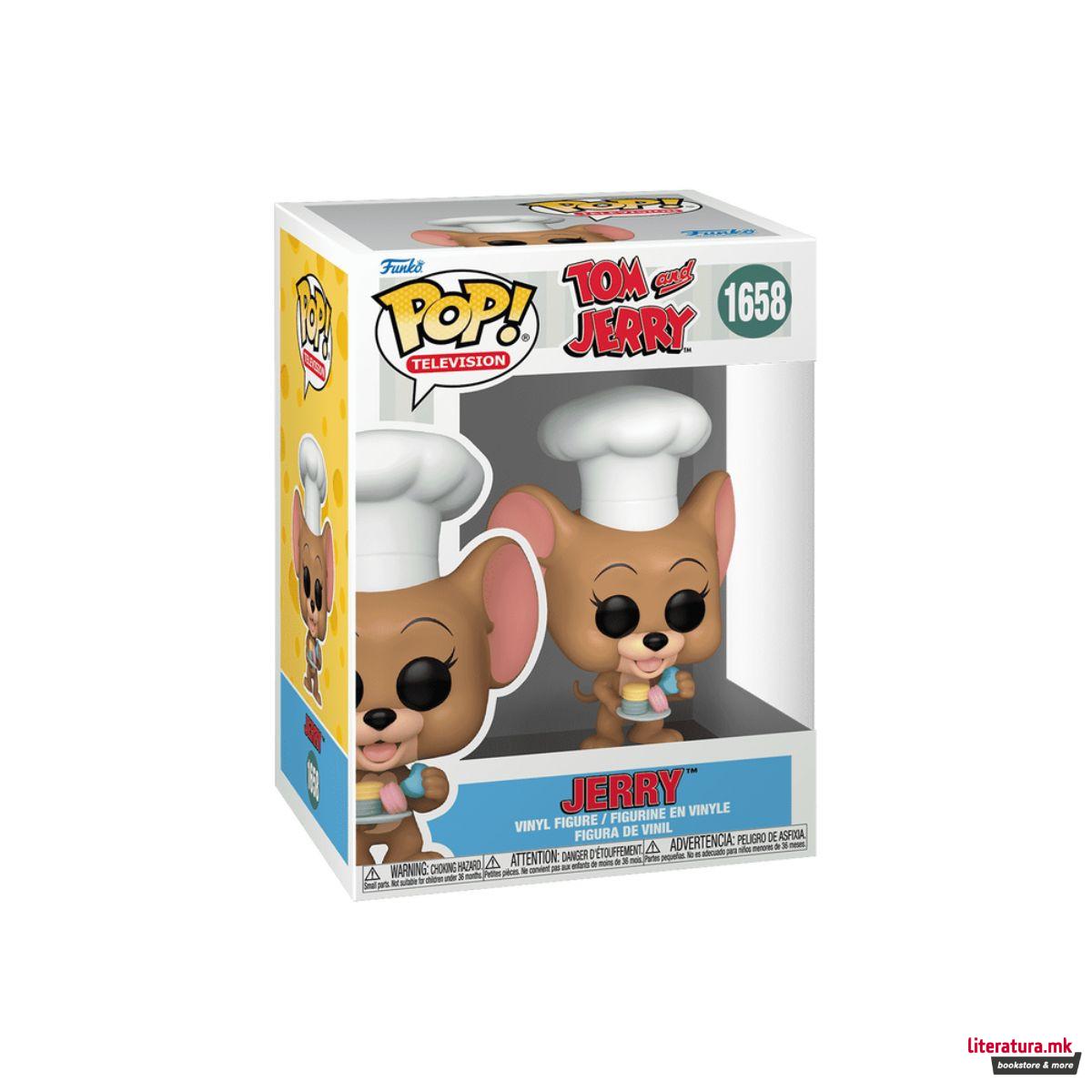 Фигура, Pop! Television, Tom & Jerry - Jerry w/Macarons 