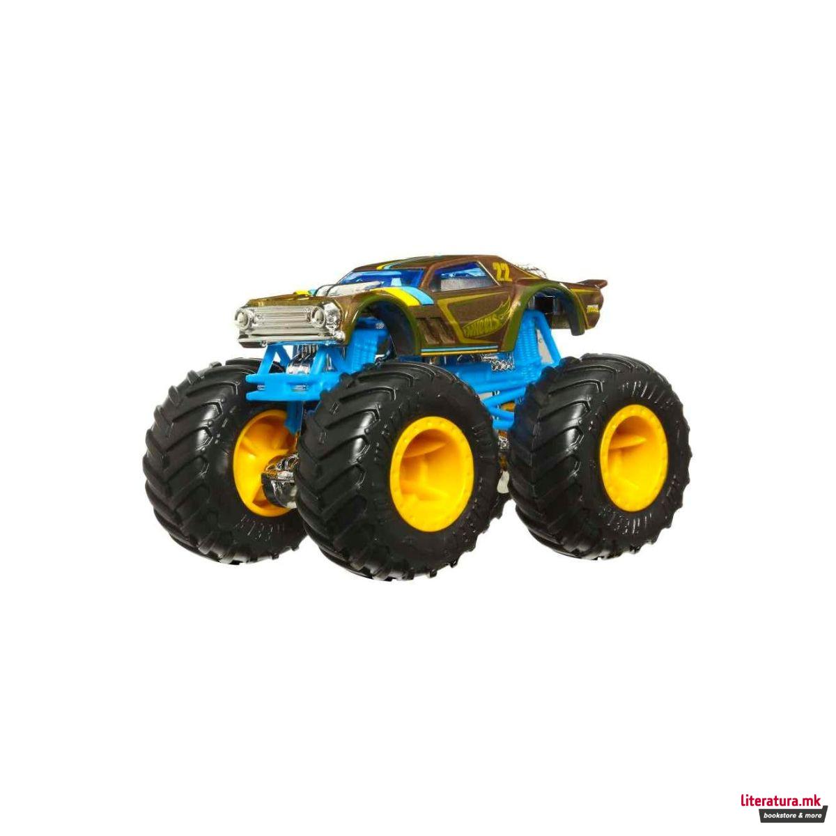 Фигура, Hot Wheels: Monster Trucks Color Shifters - Night Shifter 