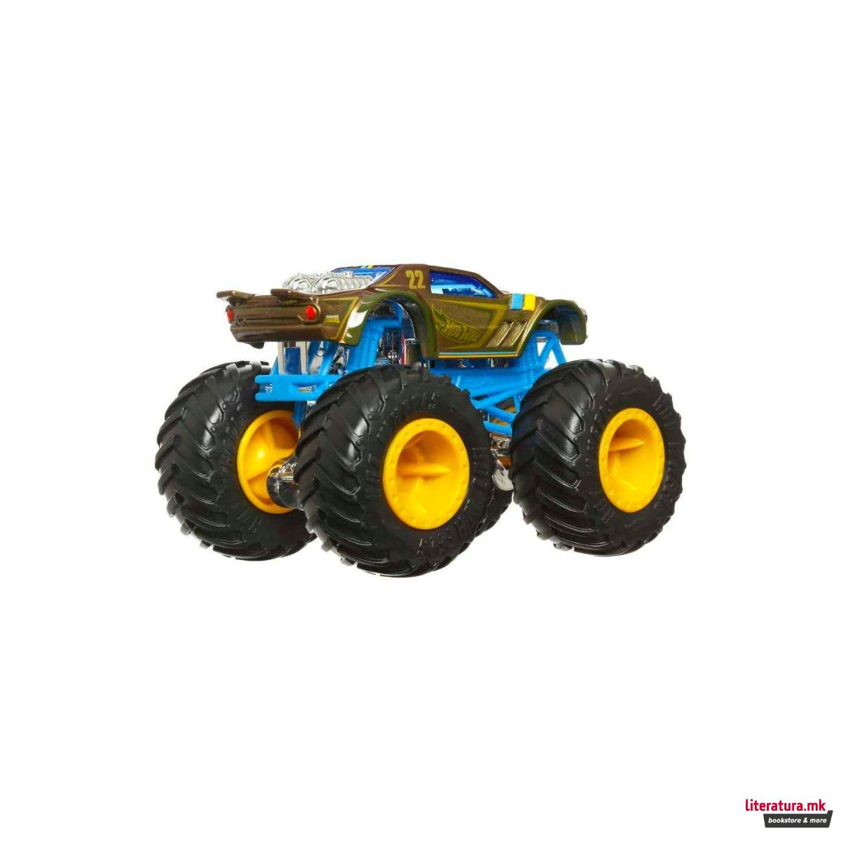 Фигура, Hot Wheels: Monster Trucks Color Shifters - Night Shifter 