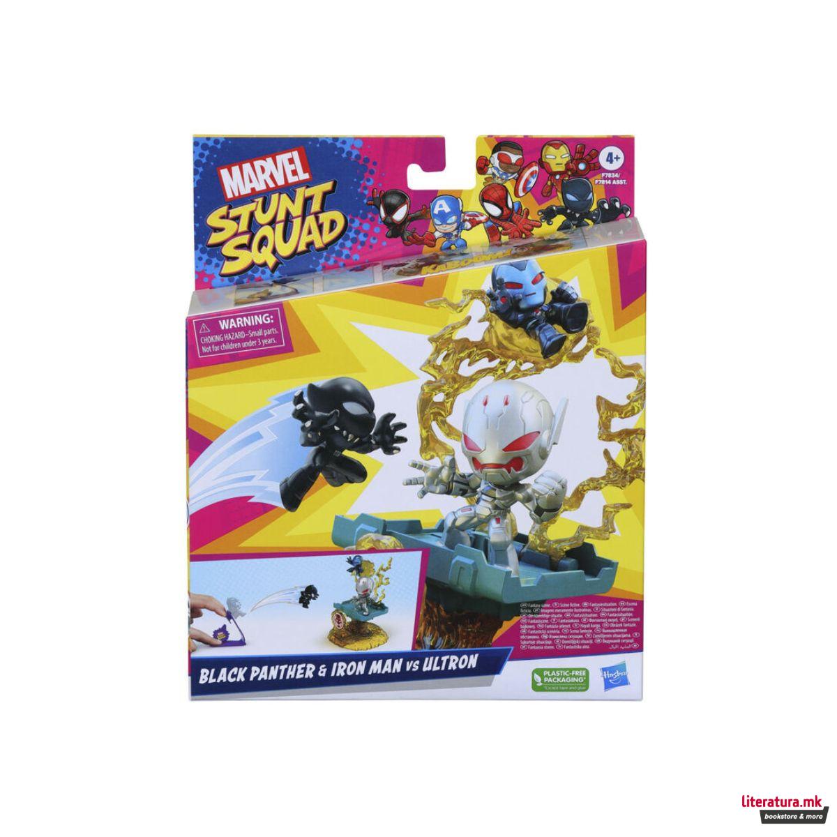 Сет за игра, Marvel: Stunt Squad - Black Panther & Iron Man vs Ultron 
