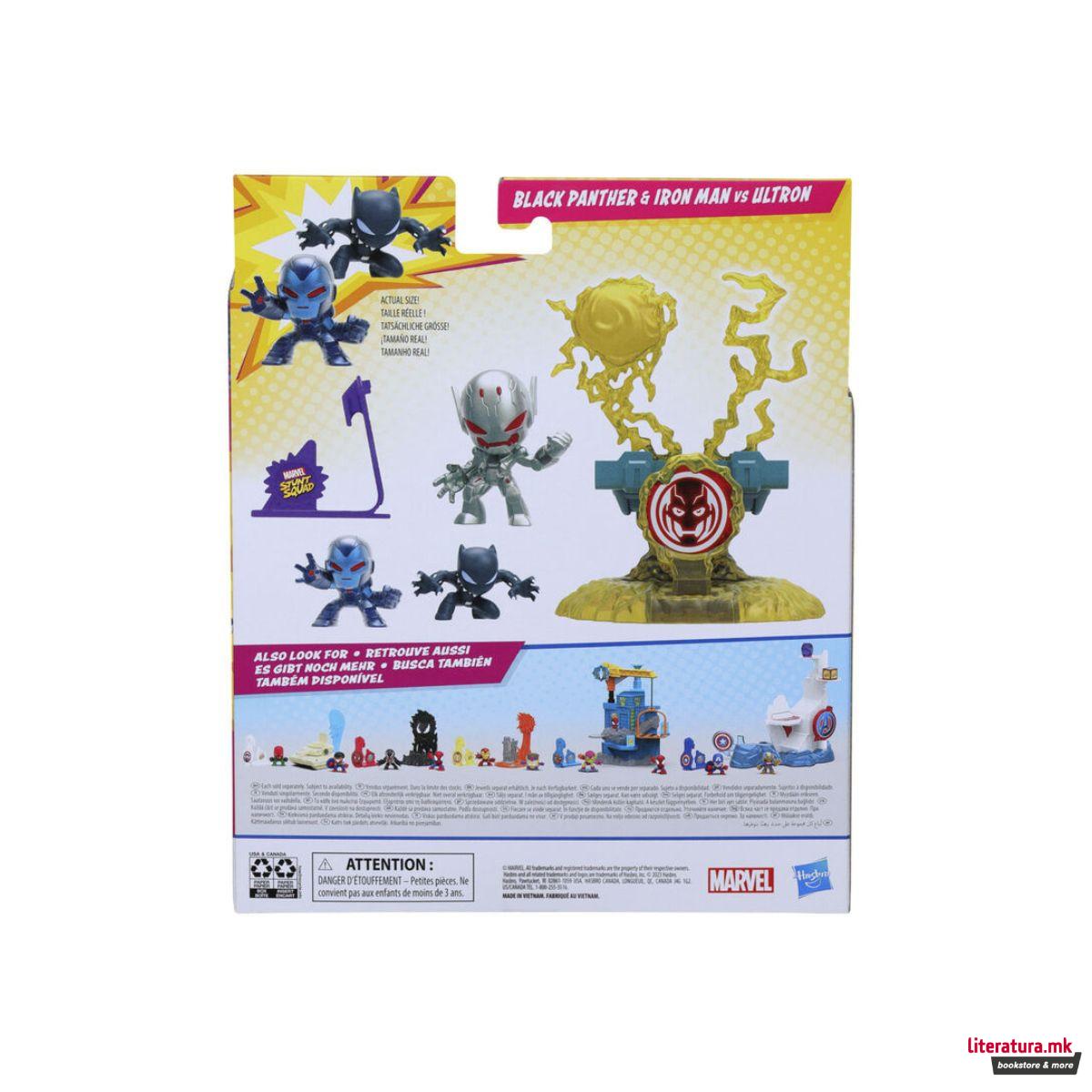 Сет за игра, Marvel: Stunt Squad - Black Panther & Iron Man vs Ultron 