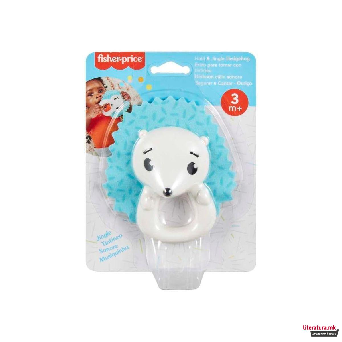 Бебешка тропалка, Fisher Price - Hold & Jingle Hedgehog 