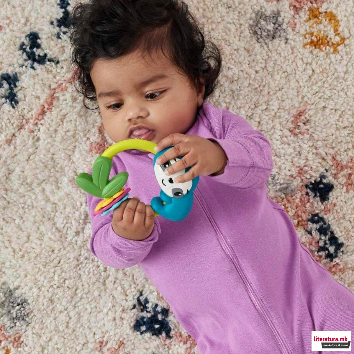 Бебешка тропалка, Fisher Price - Slide & Clack Sloth 