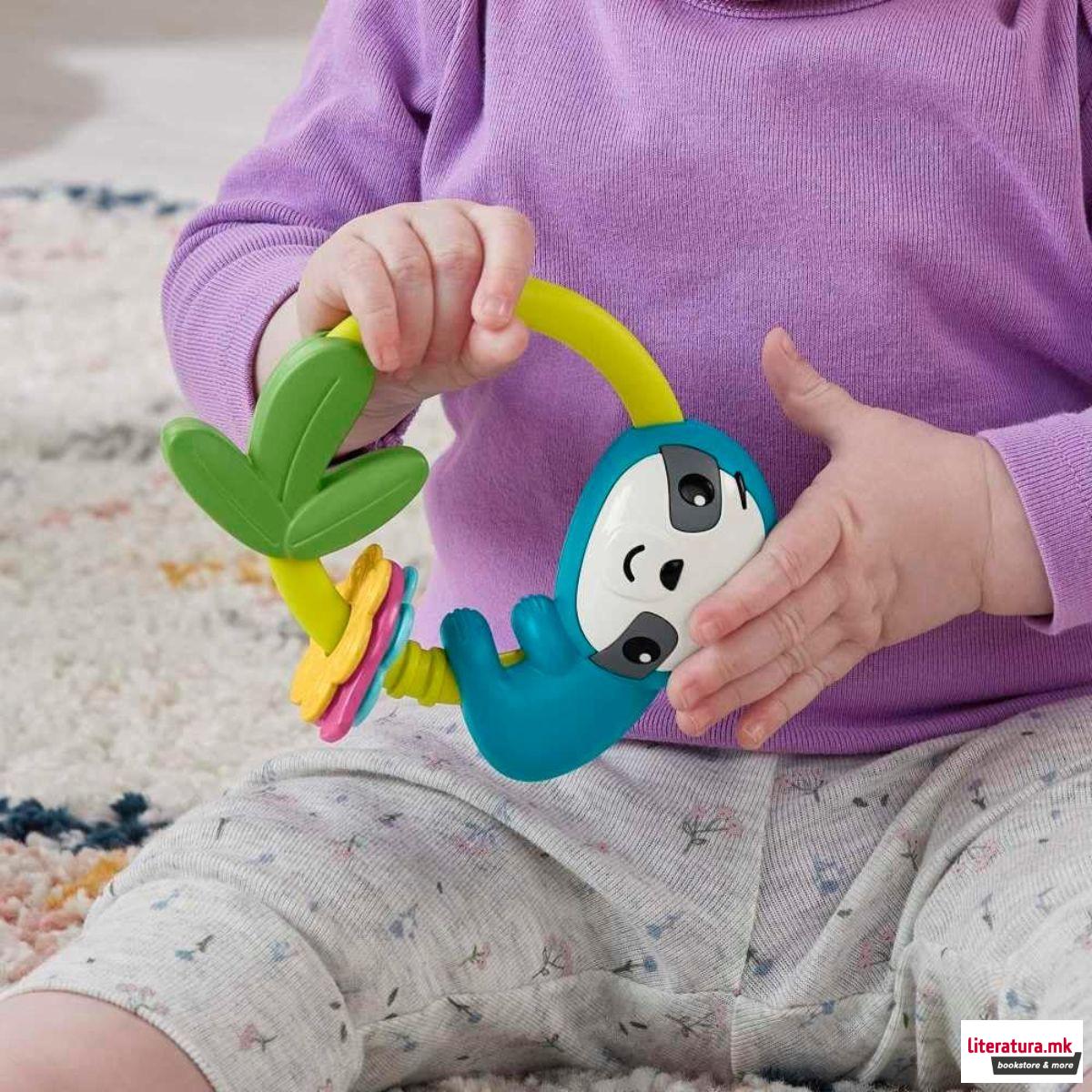 Бебешка тропалка, Fisher Price - Slide & Clack Sloth 