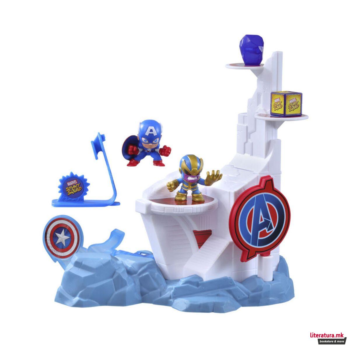 Сет за игра, Marvel: Stunt Squad - Captain America vs Thanos 